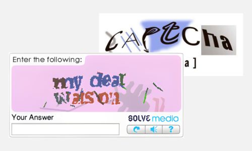 Solve image captcha